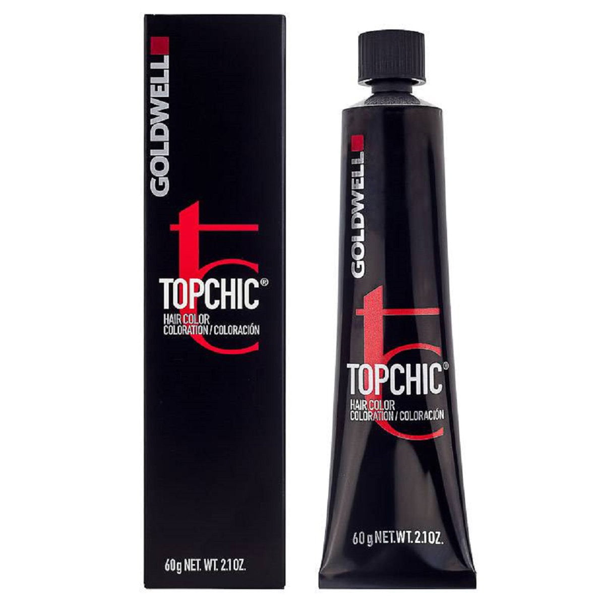 Goldwell, TopChic, Permanent Hair Dye, 6RB Mid Red Beech, 60 ml
