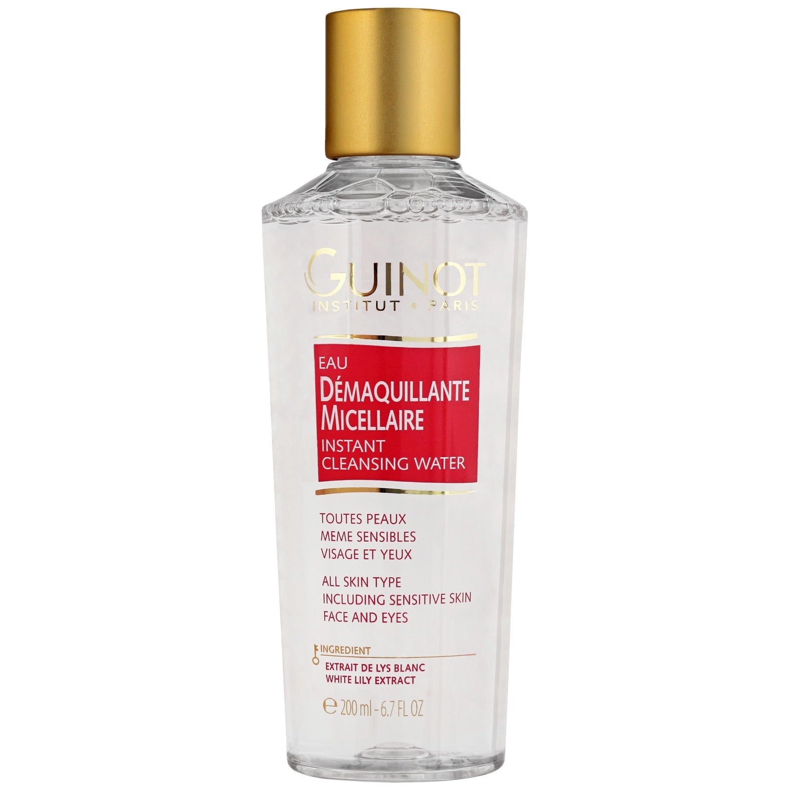Guinot, Guinot, White Lily Extract, Cleansing, Micellar Water, For All Skin Types, 200 ml
