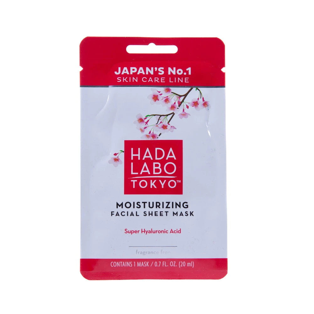 Hada Labo Tokyo Moisturizing Facial Sheet Mask with Super Hyaluronic Acid 20 ml