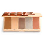 I Heart Revolution, Chocolate, Highlighting, Face Palette, Waffle, 5 Shades, 18 g