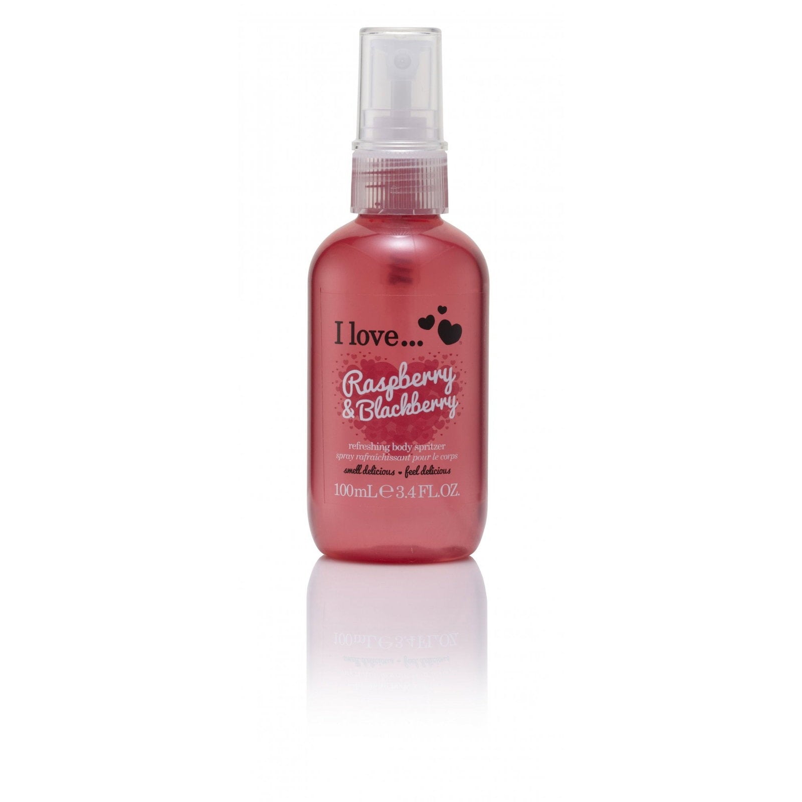 I Love, Raspberry & Blackberry, Scented Spray, For Women, 100 ml