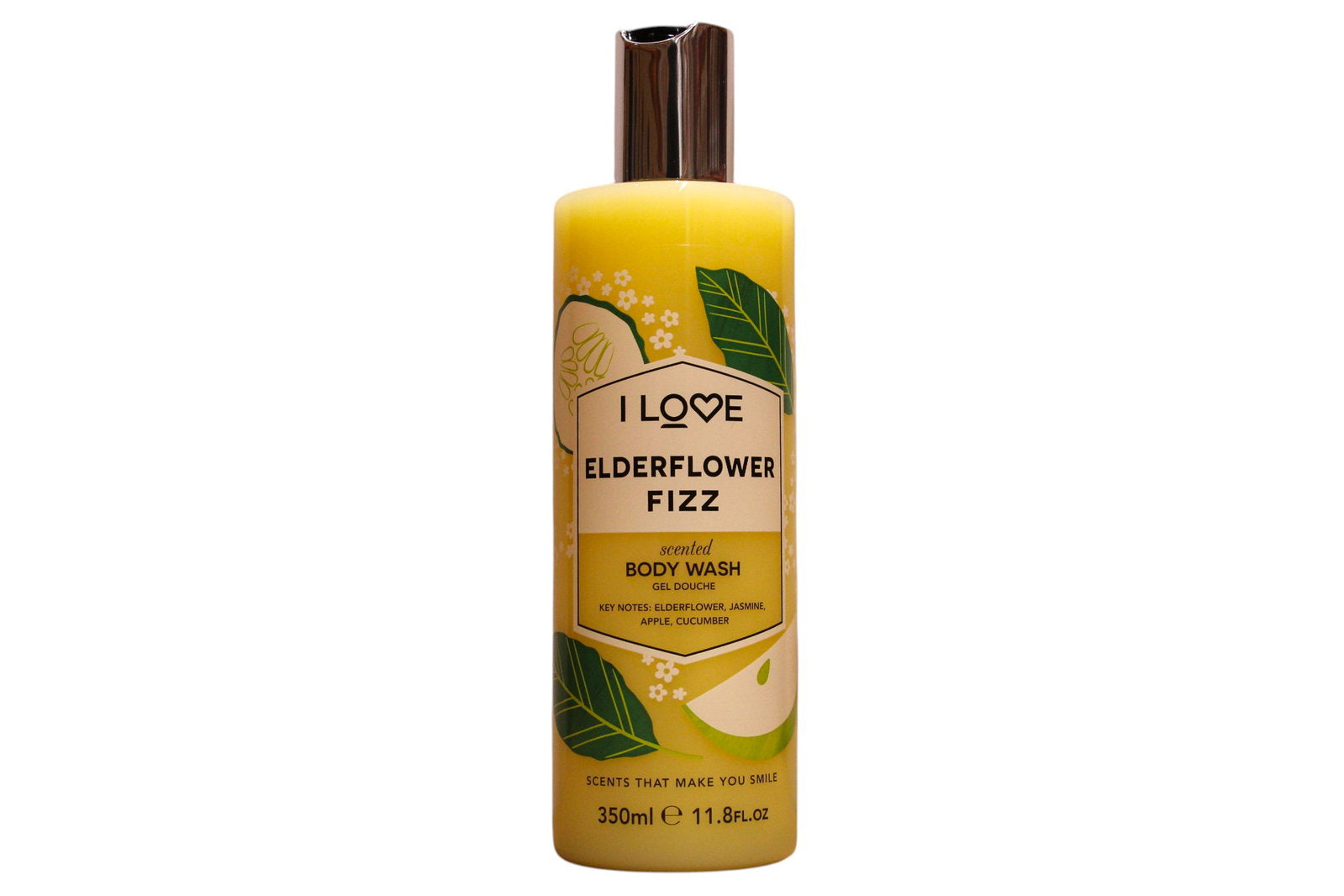 I Love, Signature Collection, Paraben-Free, Cleansing, Elderflower Fizz, Body Wash, 360 ml