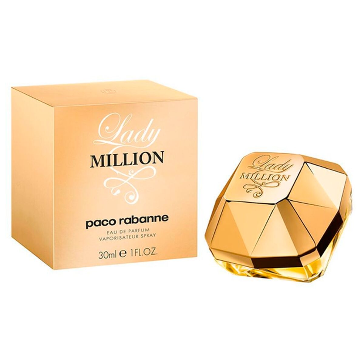 Women's Perfume Paco Rabanne Lady Million EDP 30 ml for Women bottle