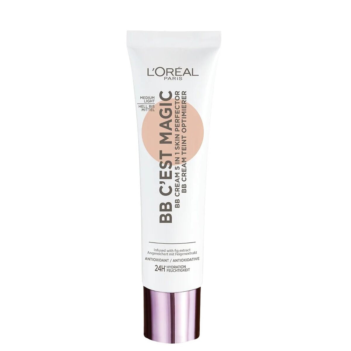Hydrating Cream with Colour L'Oreal Make Up A9827400 Beige Spf 20 30 ml skincare packaging