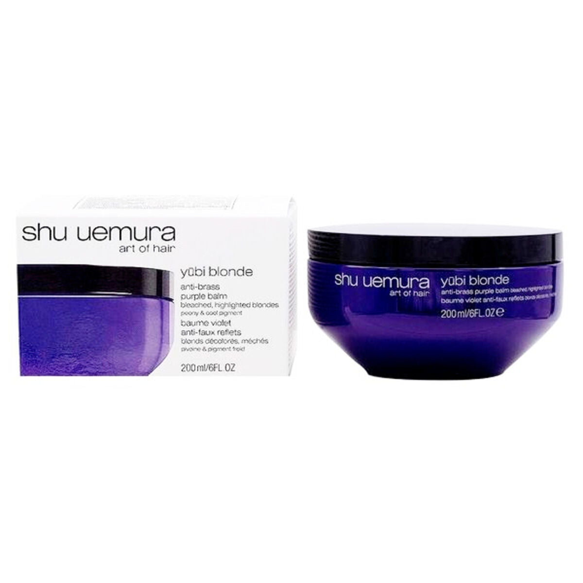 Hair Mask Yubi Blonde Shu Uemura SHU061 200 ml for Women hair mask packaging