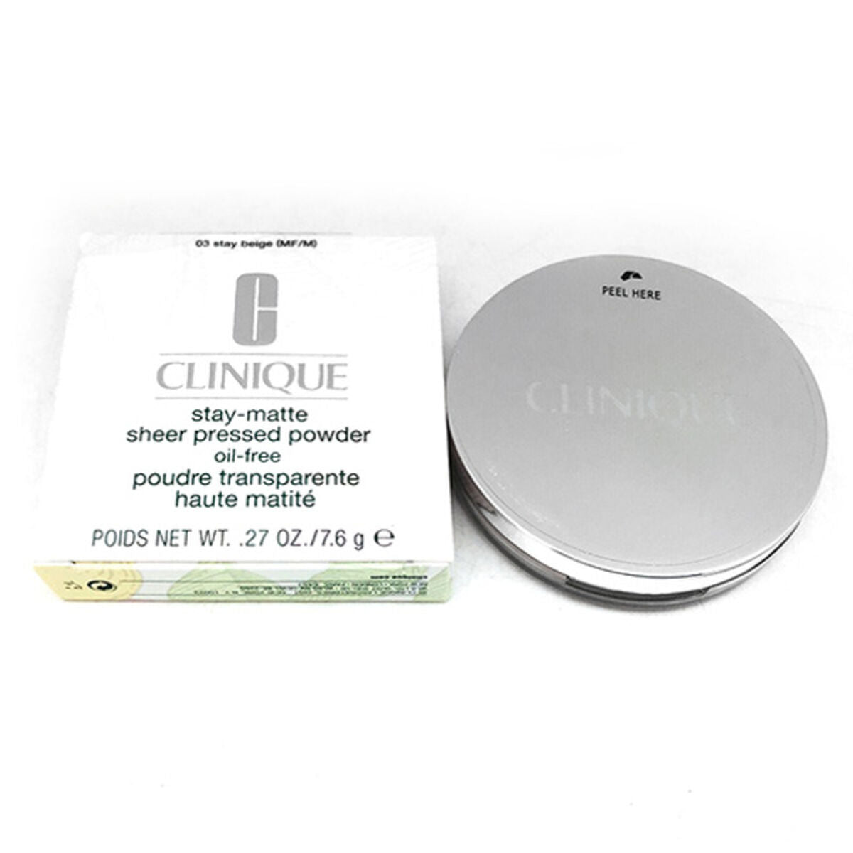 Compact Powders Stay Matte Clinique makeup packaging