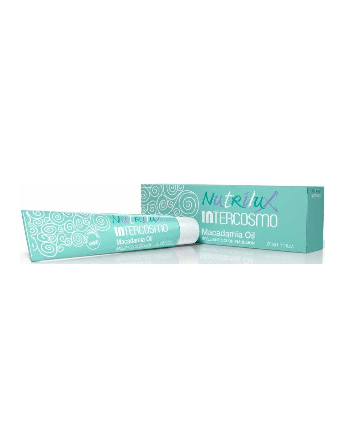 Intercosmo, Nutrilux Macadamia Oil, Permanent Hair Dye, 10.0 Orange Blossom Honey, 60 ml