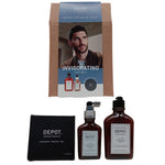 Invigorating Kit C Set Depot: 100 Hair Cleansing No. 105, Multivitamin Complex, Hair Shampoo, Anti-Hair Loss, 250 ml + 200 Hair Treatments No. 206, Hair Lotion Treatment, Invigorating, 100 ml