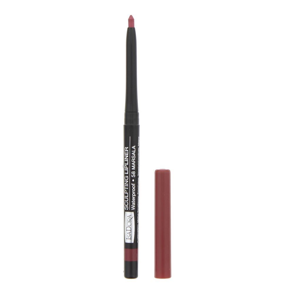 IsaDora, Sculpting, Waterproof, Retractable, Lip Liner, 58, Marsala, 0.3 g