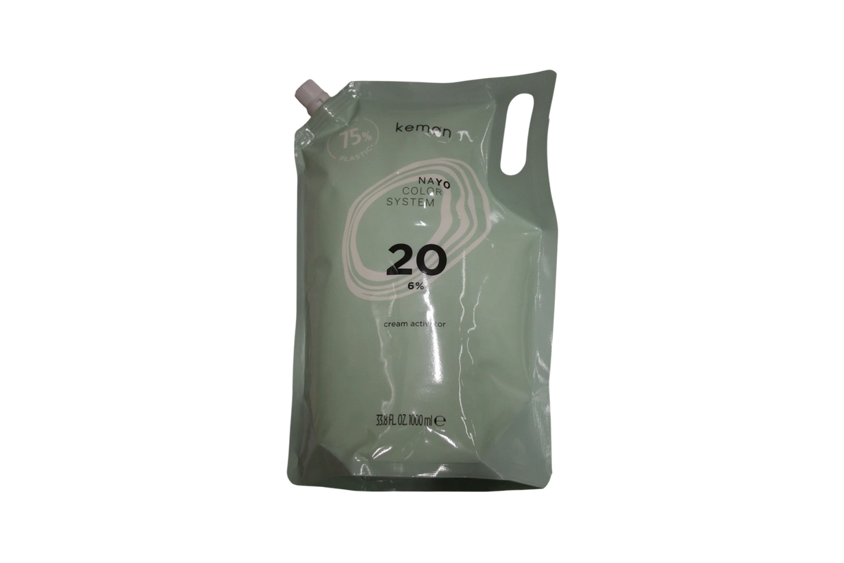 Kemon Nayo Cream Activator 20 Volume 6% Hair Colour Lotion 1000 ml