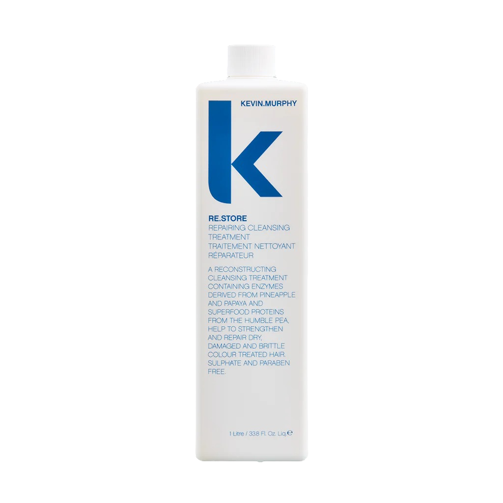 Kevin Murphy, Re Store, Pineapple and Papaya Enzymes Extracts, Hair Treatment Shampoo, For Repairing, 1000 ml