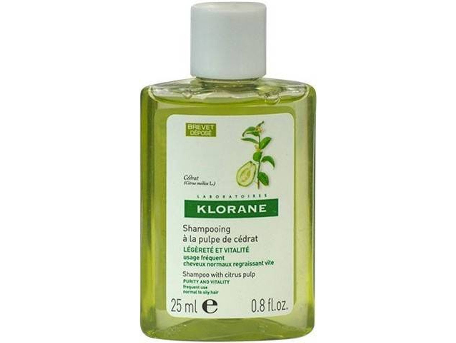 Klorane, Purifying, Hair Shampoo, For Cleansing, 25 ml