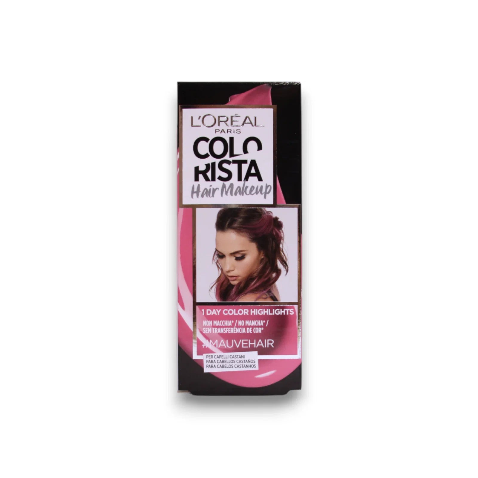 L'Oreal Paris, Colorista Hair Makeup, Semi-Permanent Hair Dye,  #MAUVEHAIR, 30 ml