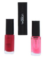 L'Oreal Paris, Infallible, Nail Polish 2-In-1, 020, Fuschia For Life, 2 x, 5 ml