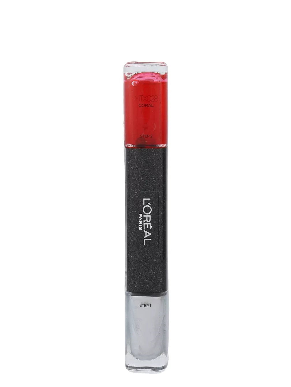 L'Oreal Paris, Infallible, Nail Polish 2-In-1, MTX 028, Coral, 2 x, 5 ml