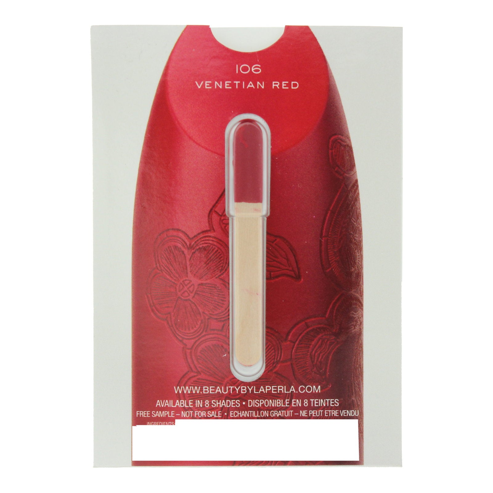 La Perla, Matte Silk, Matte, Cream Lipstick, 106, Venetian Red, 0.08 g *Sample