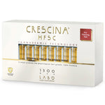 Labo Suisse, Crescina, Transdermic HFSC 1300, For Growth Stimulation, Ampoules Treatment Serum, For Scalp, For Men, 20 pcs, 3.5 ml