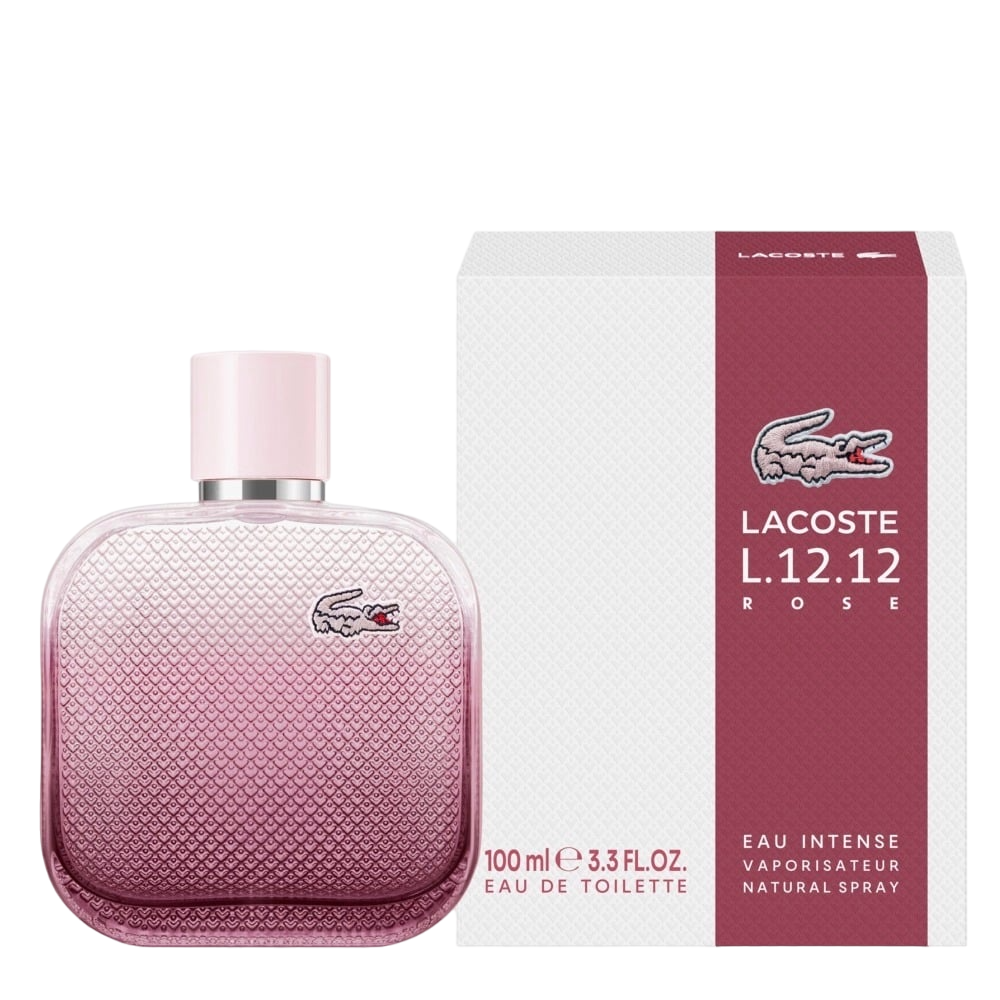 Lacoste, L.12.12 Rose Intense, Eau De Toilette, For Women, 100 ml