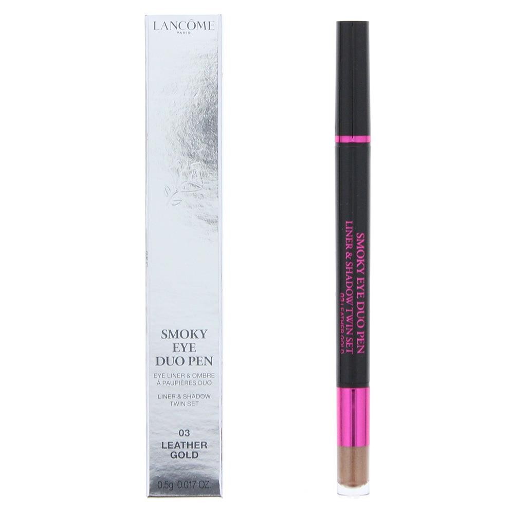 Lancome, Smoky Eye, Double-Ended, Liquid Eyeliner & Cream Eyeshadow Pencil 2-In-1, 03, Leather Gold, 0.5 g
