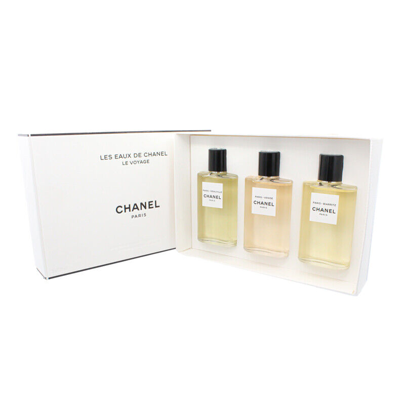 Les Eaux De Chanel Set Chanel: Paris – Deauville, Eau De Toilette, For Women, 30 ml + Paris – Venise, Eau De Toilette, For Women, 30 ml + Paris – Biarritz, Eau De Toilette, For Women, 30 ml
