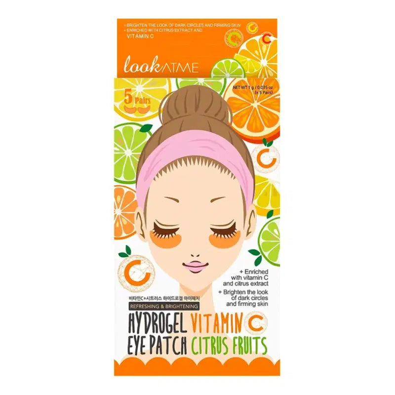 Look At Me Hydrogel Vitamin C Eye Patch Citrus Fruits 10 pcs