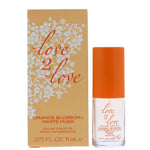 Love 2 Love, Orange Blossom + White Musk, Eau De Toilette, For Women, 11 ml