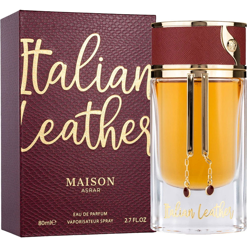 Maison Asrar, Italian Leather, Eau De Parfum, Unisex, 80 ml