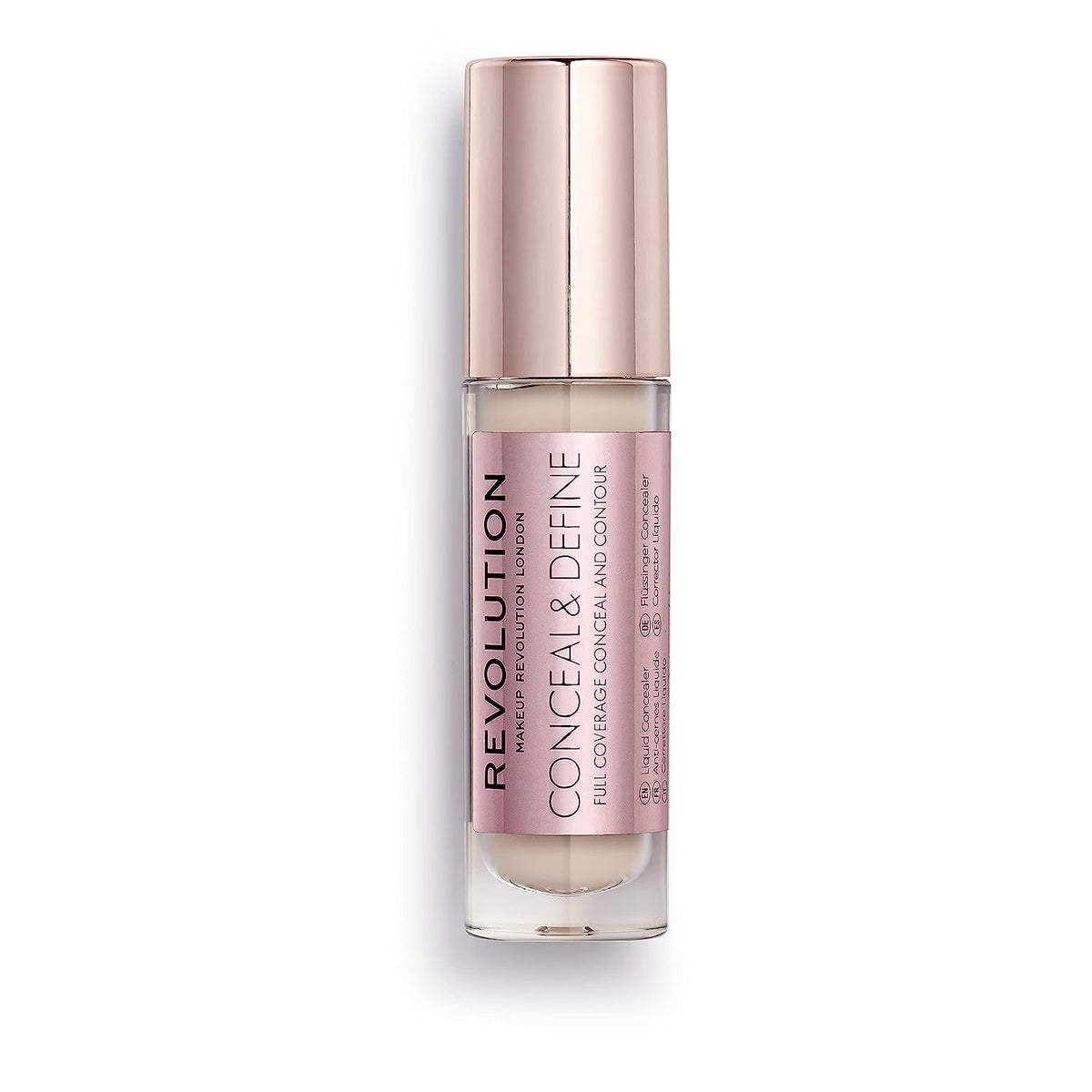 Makeup Revolution, Conceal & Define, Corrective, Liquid Concealer, C4, 4 g