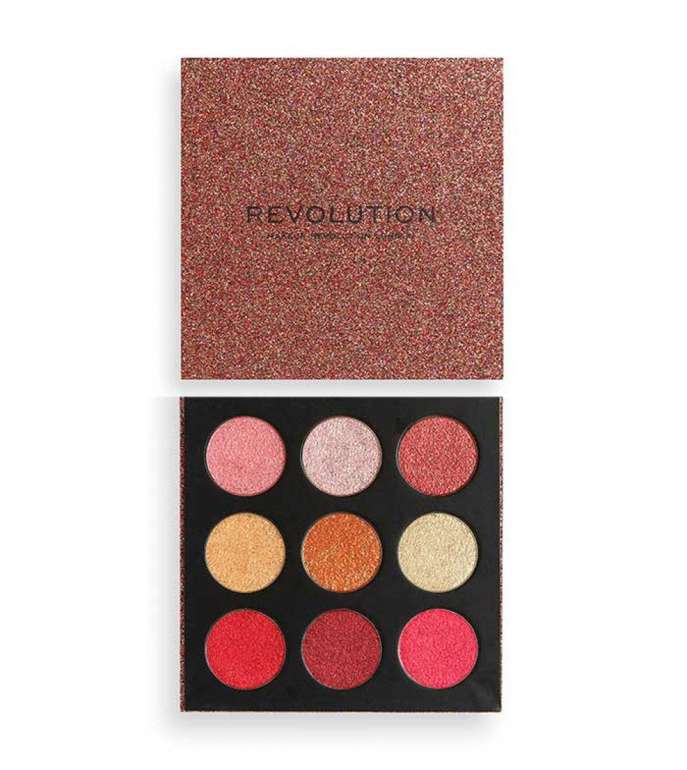 Makeup Revolution, Euphoric Foil Palette, Eyeshadow Palette, House Of Fun, 25 g