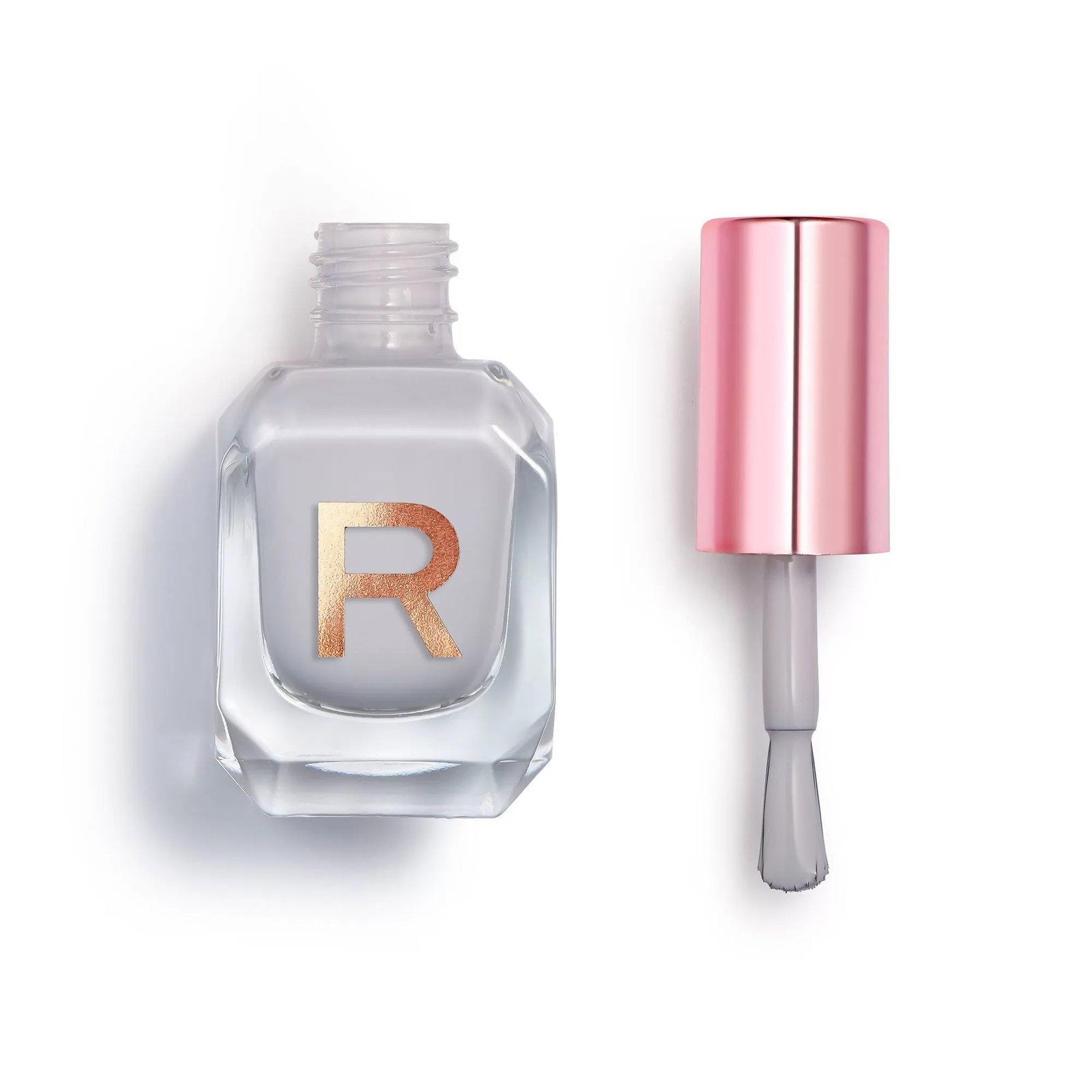 Makeup Revolution, Express, Nail Polish, Uniform Grey, 10 ml