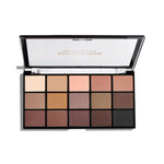 Makeup Revolution, Reloaded Palette, Eye Palette, Basic Mattes, 15x, 1.1 g