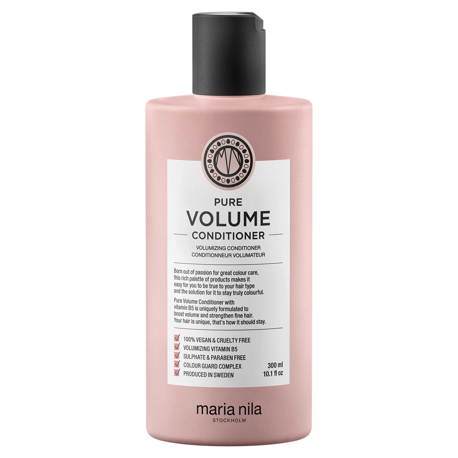 Maria Nila, Pure Volume, Paraben-Free, Hair Conditioner, For Volume, 300 ml
