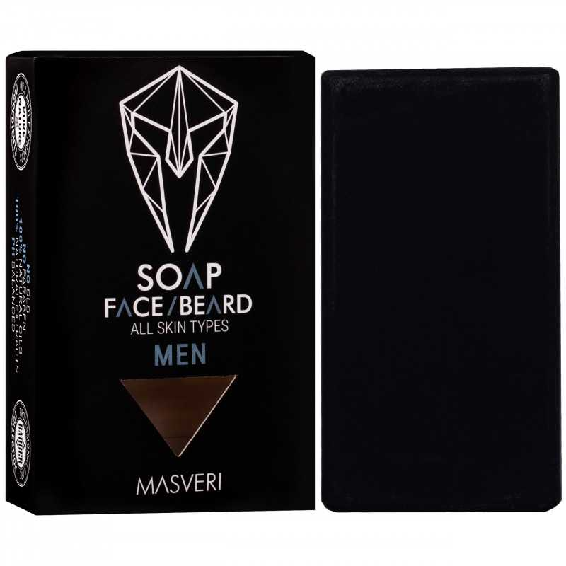 Masveri, Masveri, Paraben-Free, Grooming Soap Bar, For Cleansing, Face & Beard, g 100