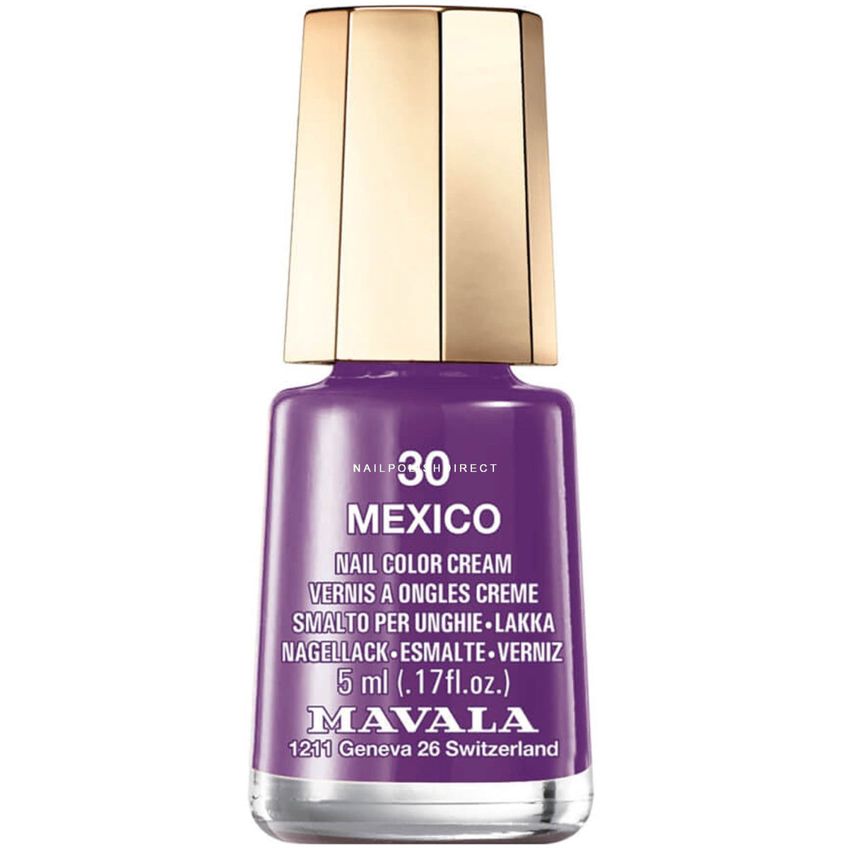Mavala, Mavala, Glossy & Pearly, Nail Polish, 30, Mexico, 5 ml *Miniature