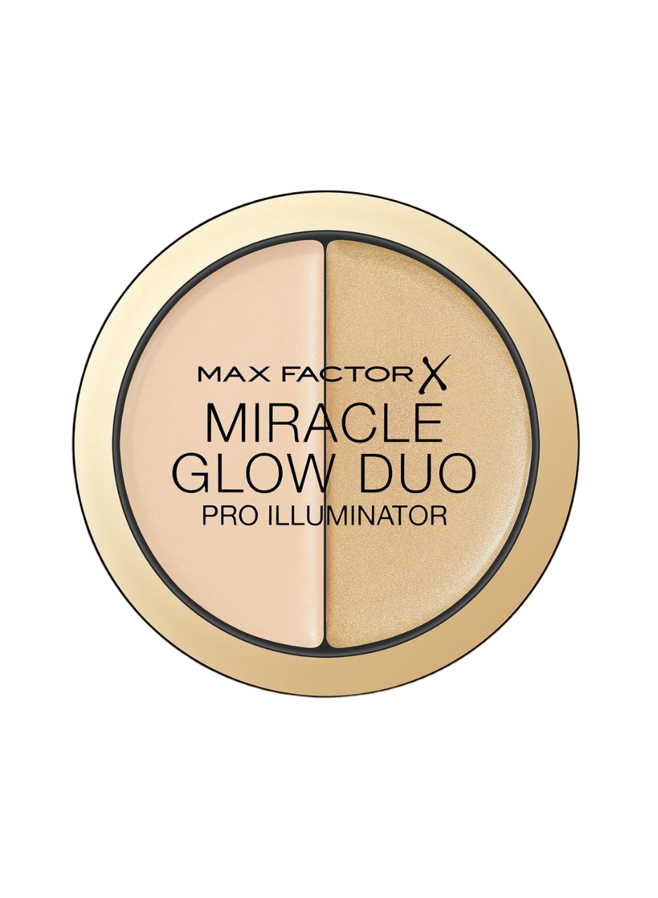 Max Factor, Miracle Glow Duo, Illuminating, Highlighter Powder, 10, Light, 11 g