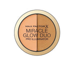 Max Factor, Miracle Glow Duo, Illuminating, Highlighter Powder, 30, Deep, 11 g