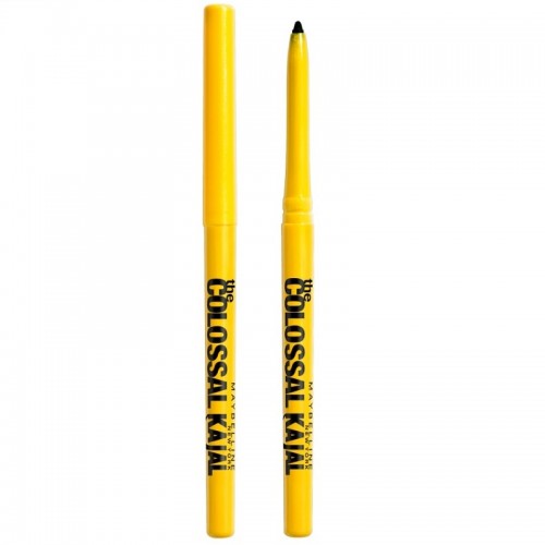 Maybelline, The Colossal, Retractable, Kohl Kajal Eyeliner, Black, 0.35 g