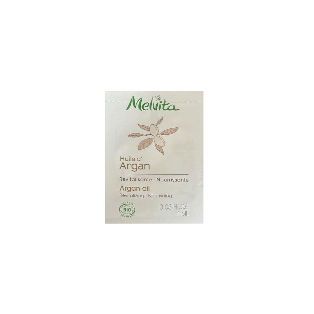 Melvita, Argan, Organic, Nourishing & Revitalizing, Oil, For Body, Face & Hair, 1 ml *Sample