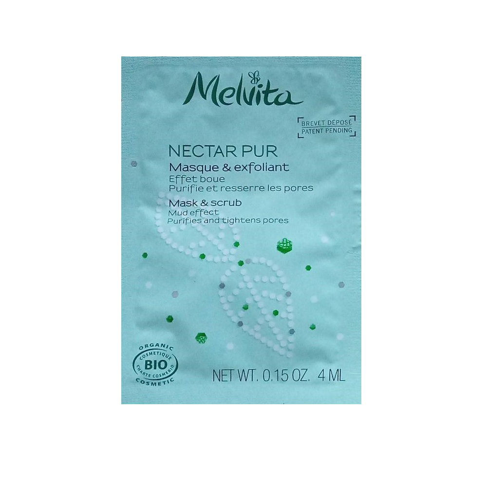 Melvita, Nectar Pur, Organic, Pore-Tight, Scrub Mask, For Face, 4 ml *Sample