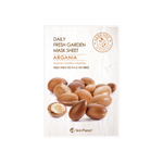Mijin, Skin Planet, Argan, Moisturising, Sheet Mask, For Face, 25 ml