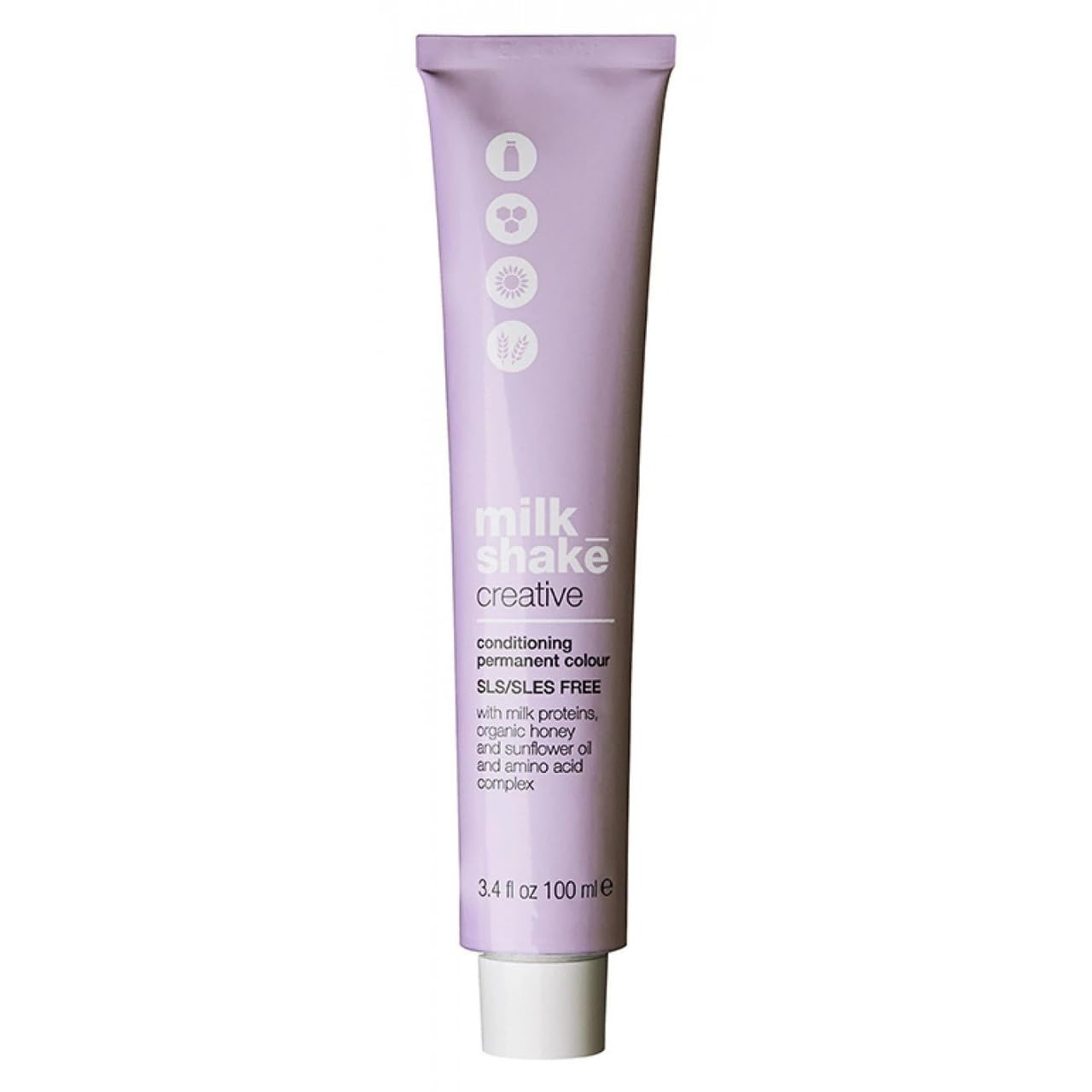 Milk Shake, Creative, Permanent Hair Dye, 8.4/8C Copper Light Blond, 100 ml