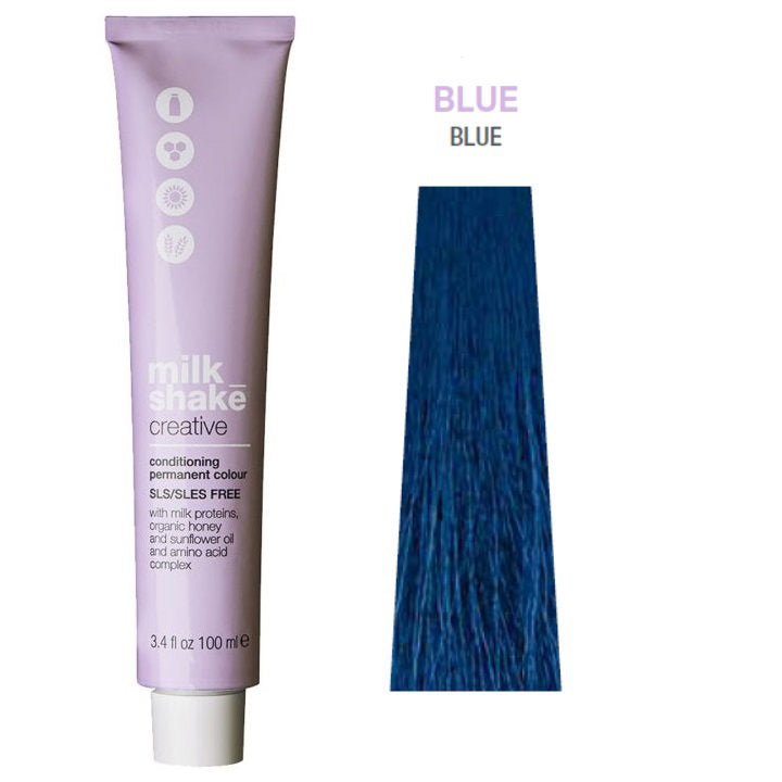 Milk Shake, Creative, SLS/SLES-Free, Permanent Hair Dye, .1.A Blue, 100 ml