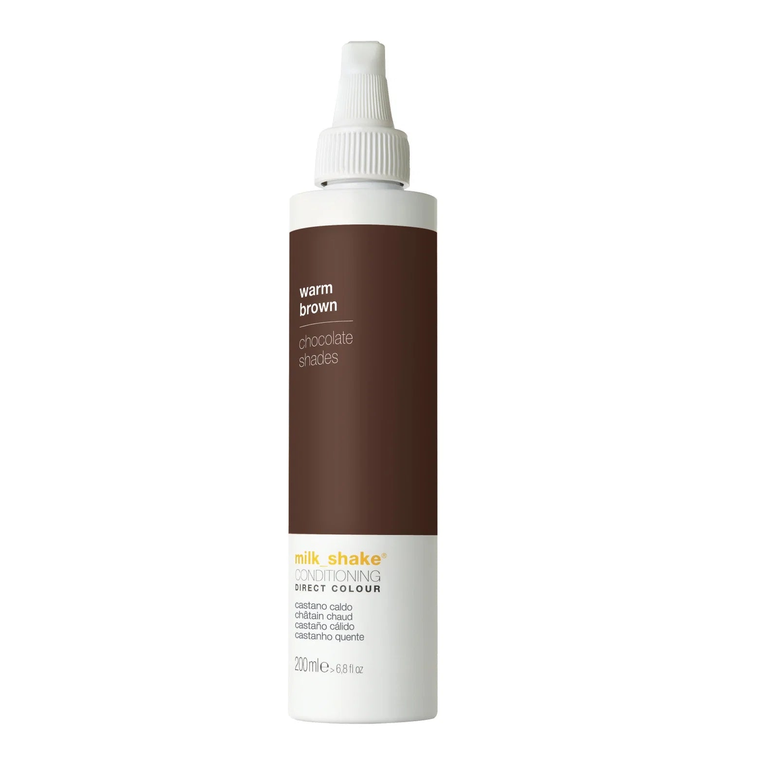 Milk Shake, Direct Colour, Ammonia-Free, Hair Colour Conditioner,  Warm Brown, 200 ml