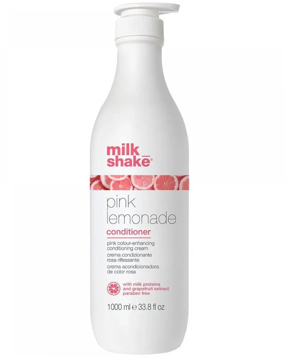 Milk Shake, Pink Lemonade, Milk Proteins, Hair Colour Conditioner,  Pink, Colouring, 1000 ml