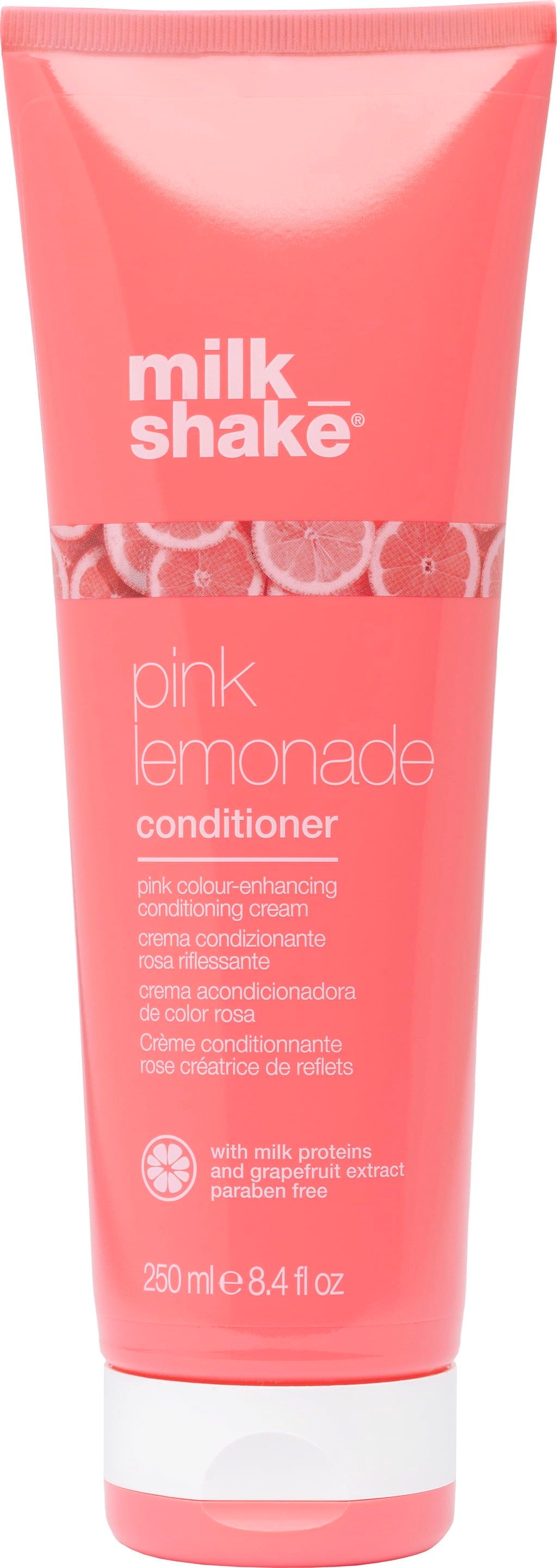 Milk Shake, Pink Lemonade, Milk Proteins, Hair Colour Conditioner,  Pink, Colouring, 250 ml