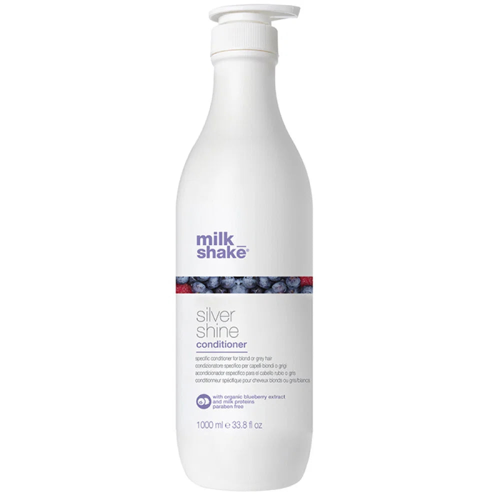 Milk Shake, Silver Shine, Paraben-Free, Hair Conditioner, For Neutralisation Of Yellow Tones, 1000 ml