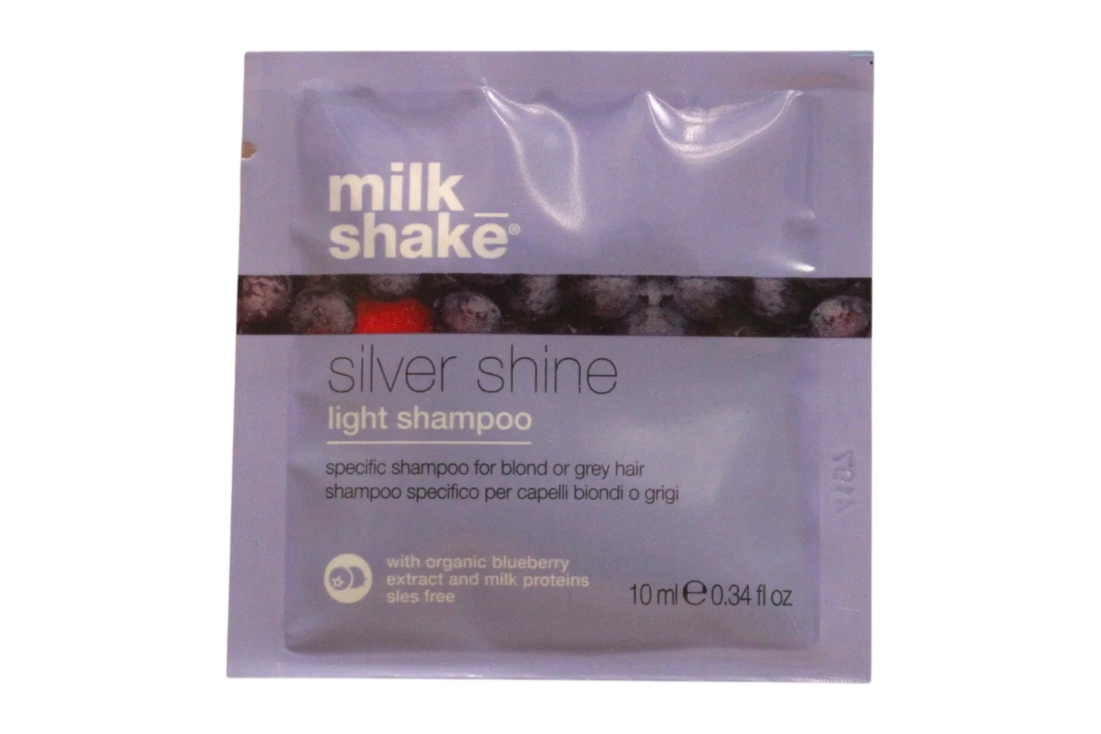 Milk Shake, Silver Shine Light, Sulfates-Free, Hair Shampoo, For Neutralisation Of Yellow Tones, 10 ml