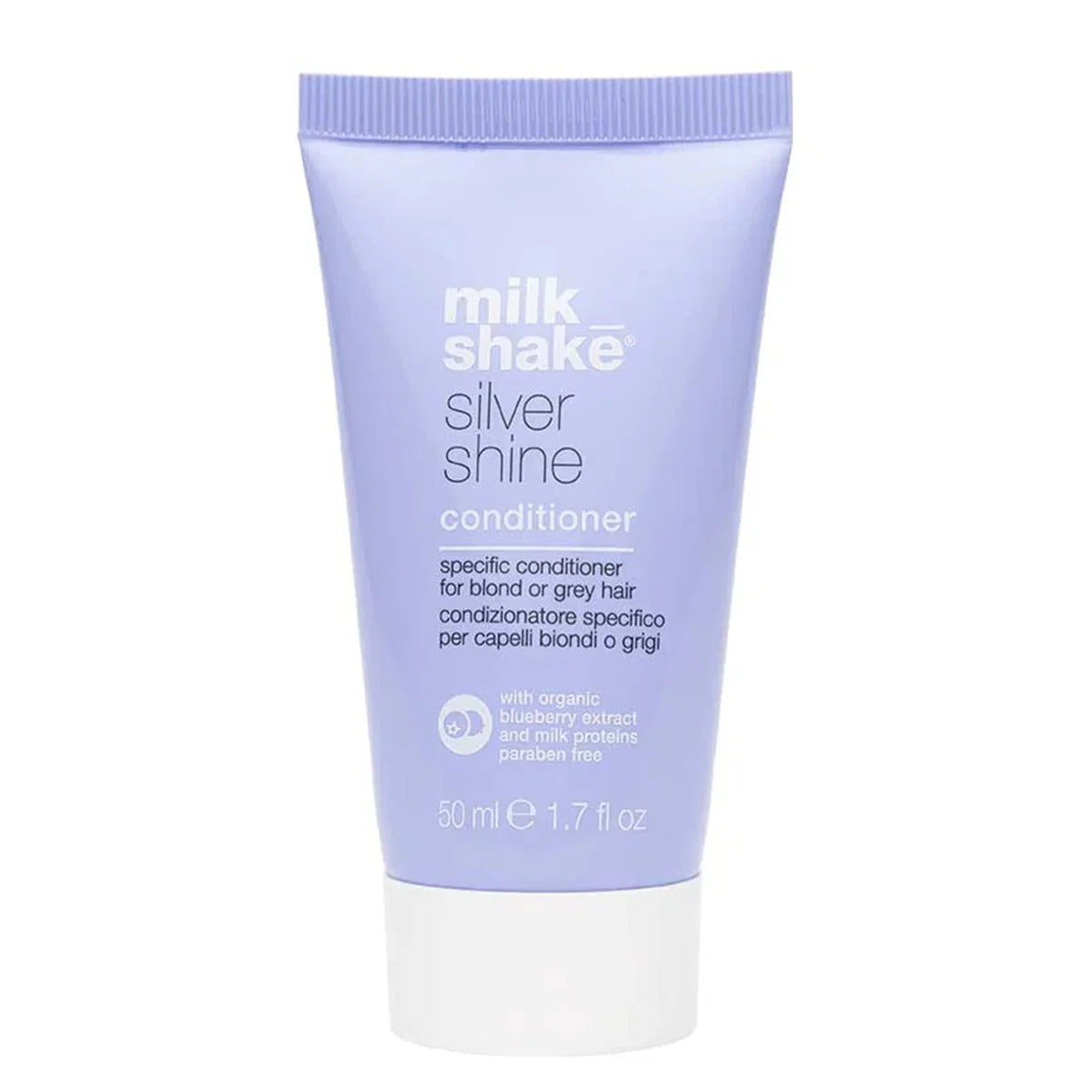 Milk Shake, Silver Shine, Paraben-Free, Hair Conditioner, For Neutralisation Of Yellow Tones, 50 ml