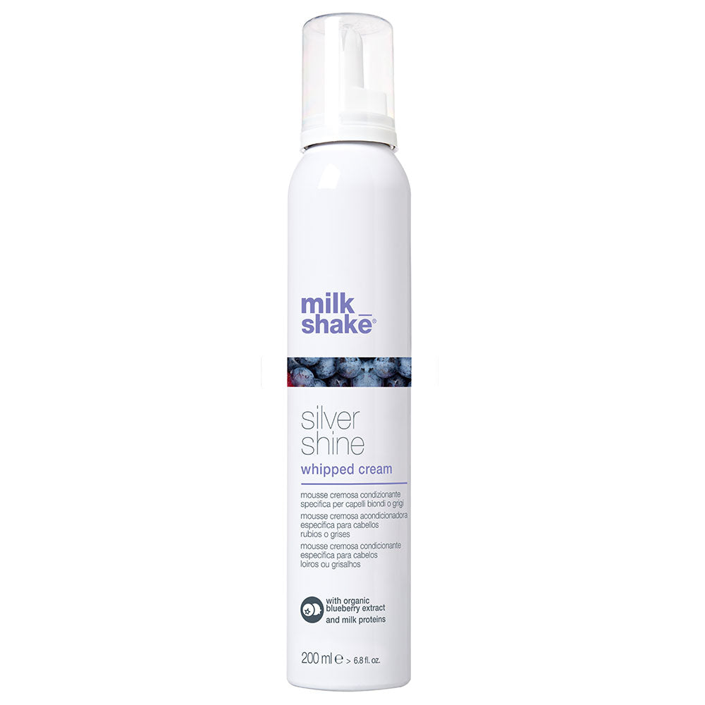 Milk Shake, Silver Shine Whipped Cream, Hair Leave-In Foam Conditioner, 200 ml