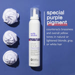 Milk Shake, Silver Shine Whipped Cream, Hair Leave-In Foam Conditioner, 200 ml